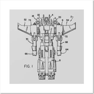 Starscream Transformers Movie Original Patent Posters and Art